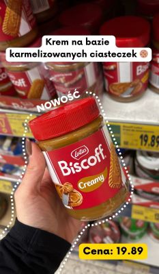 Krem Lotus Biscoff Creamy na bazie karmelizowanych ciasteczek promocja w Kaufland