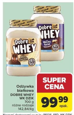 Odżywka białkowa DOBRE WHEY FIT LAB promocja w Carrefour
