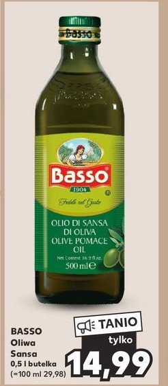 Oliwa z oliwek sansa Basso promocja