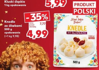 Knedle Knedle ze śliwkami promocja w Kaufland