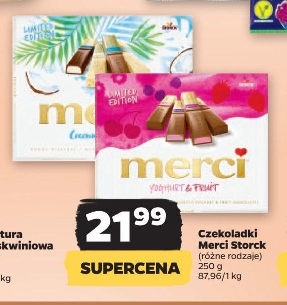 Bombonierka yoghurt & fruit Storck merci promocja