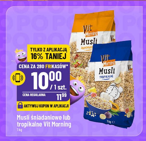 Musli tropikalne Vit morning promocja