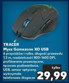 Mysz gamezone xo rgb Tracer promocja