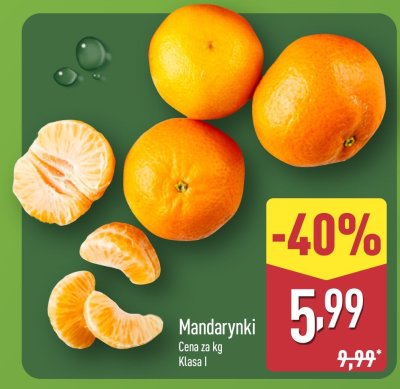 Mandarynki promocja w Aldi