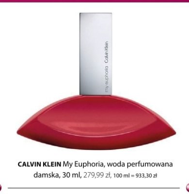 Woda perfumowana damska CALVIN KLEIN My Euphoria promocja w Hebe