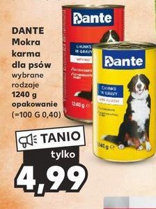 Karma dla psów drobiowa Dante promocja