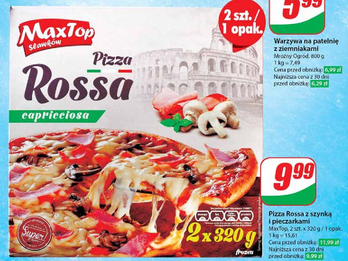 Pizza capricciosa promocja