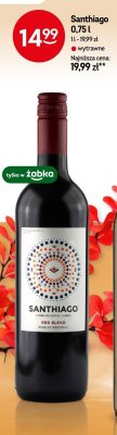 Wino Santhiago Red Blend 0,75 l promocja w Żabka