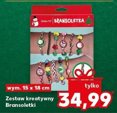 Zestaw kreatywny Bransoletki wym. 15 x 18 cm promocja w Kaufland