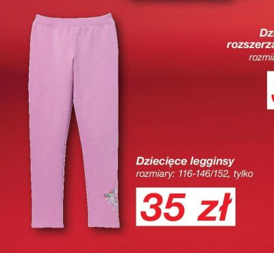 Legginsy dziecięce Unicorn Academy promocja w KiK