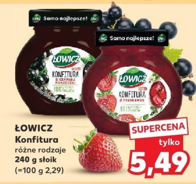 Konfitura różne rodzaje promocja w Kaufland