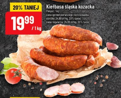Kiełbasa śląska kozacka promocja w POLOmarket