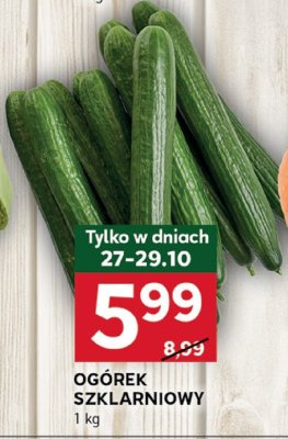 Ogórek szklarniowy Stokrotka promocja w Stokrotka