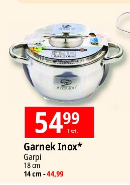 Garnek inox 18 cm Garpi promocja