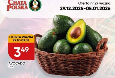 Awokado promocja w Chata Polska