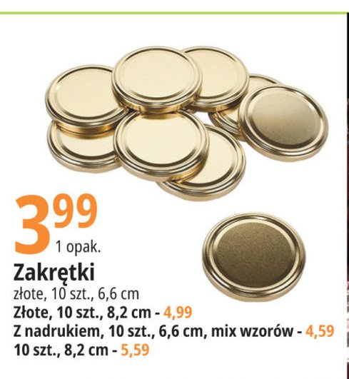 Zakr臋tki z nadrukiem 8.2 cm promocja