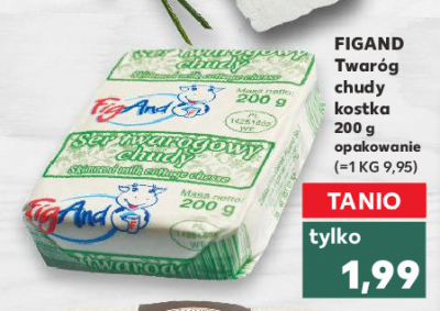 Twar贸g chudy kostka Figand promocja