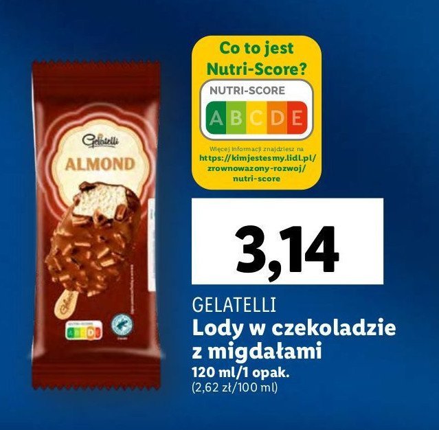 Lody almond Gelatelli promocja