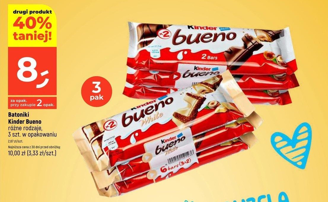 Baton dark Kinder bueno promocja