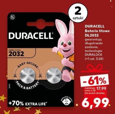 Baterie litowe DL2032  promocja w Kaufland