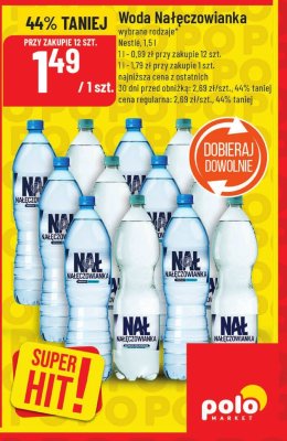 Woda Nałęczowianka  promocja w POLOmarket