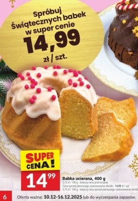 Babka ucierana, 400 g promocja w Twój Market