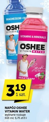 Napój Oshee Vitamin Water wybrane rodzaje 555 ml promocja w Euro Sklep