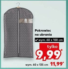 Pokrowiec na ubrania 60 x 135 cm promocja