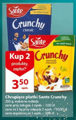 Musli classic Sante crunchy promocja