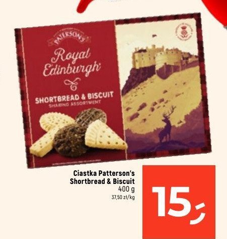 Ciastka shortbread & biscuit PATERSON'S promocja w Dealz