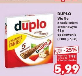 Batoniki Kinder duplo promocja
