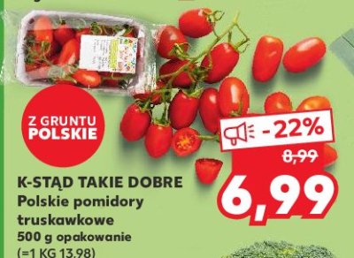 Pomidory truskawkowe K-classic stąd takie dobre! promocja