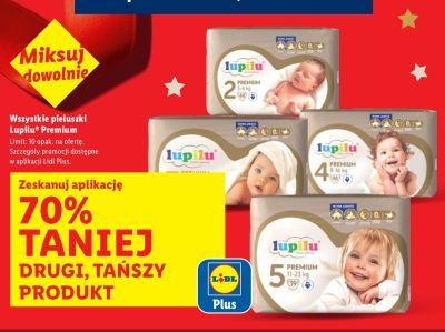 Pieluchy Lupilu Premium rozmiar 2 promocja w Lidl