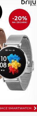 Zegarek damski Smartwatch Verona Stal srebrny ZG-018797 Garett promocja w Briju