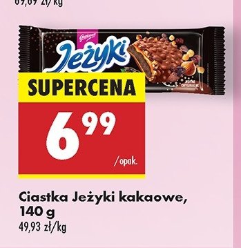 Ciastka kakaowe Jeżyki promocja