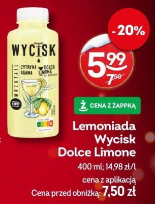Lemoniada Wycisk Dolce Limone promocja w Żabka