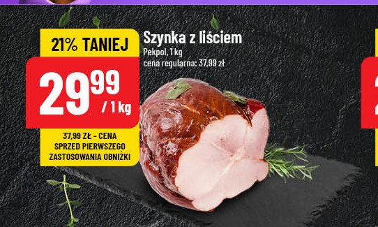 Szynka z liściem Pekpol promocja