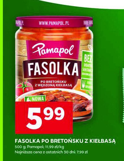 Fasolka po bretońsku Pamapol promocja