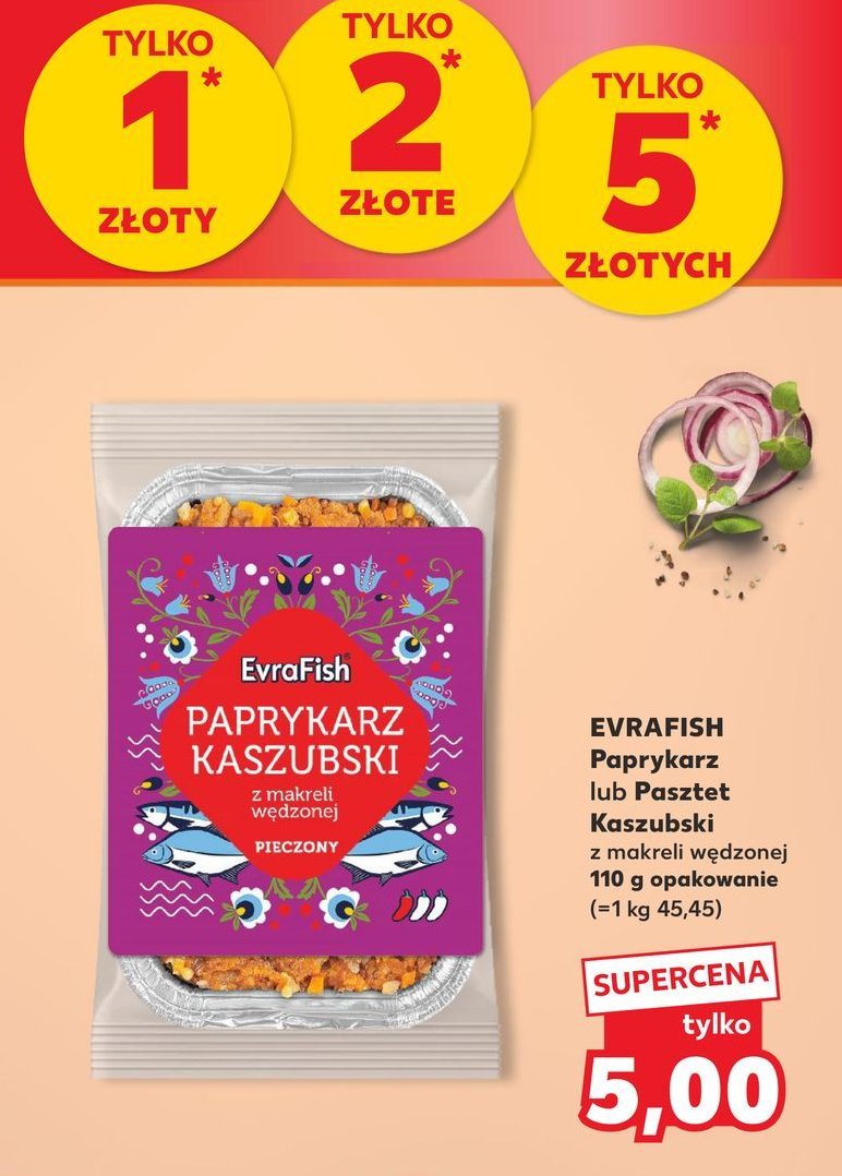 Paprykarz kaszubski Evrafish promocja w Kaufland