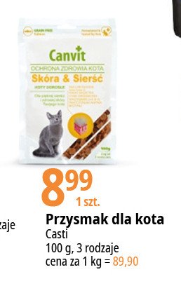 Przekąska dla kota skóra i sierść Canvit promocja