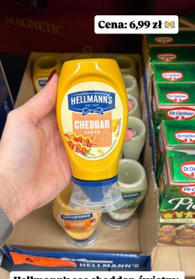Sos Hellmann's Cheddar Sauce promocja w Biedronka