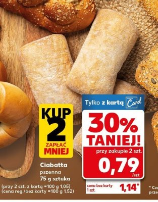 Ciabatta pszenna promocja w Kaufland