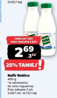 Kefir Robico promocja w Netto