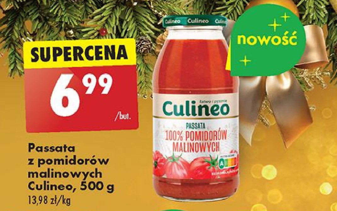 Passata z pomidorów malinowych Culineo promocja w Biedronka