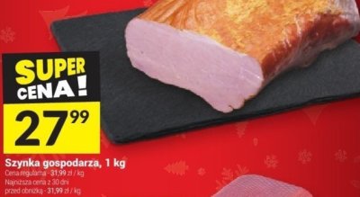 Szynka gospodarcza, 1 kg promocja w Twój Market