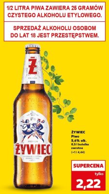 Piwo Żywiec Premium 0,5 l  promocja w Kaufland