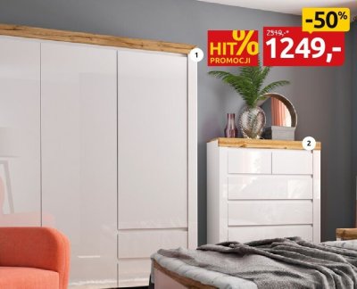 Komoda KOM6S/A promocja w Black Red White