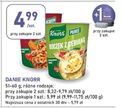 Danie Knorr Gorący Kubek z Ogurkiem różne rodzaje promocja w Stokrotka