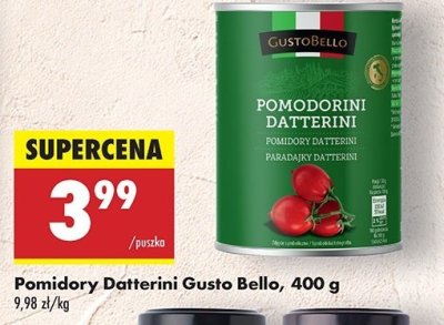 Pomidory datterini Gustobello promocja