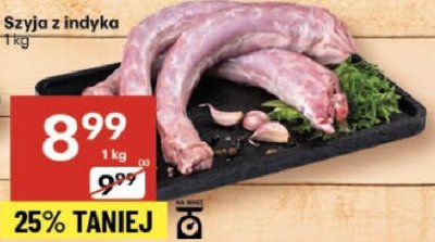 Szyja z indyka promocja w Delikatesy Centrum